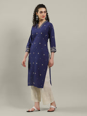 Printed Cotton Blend Kurta