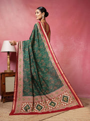 Digital Printed Art Silk Saree