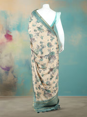 Digital Floral Printed Art Silk Saree