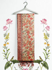 Printed Tussar Saree