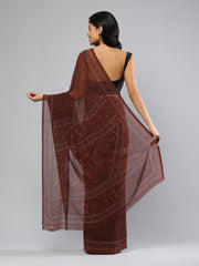 Digital Printed Georgette Saree