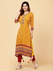 Printed Georgette Kurta