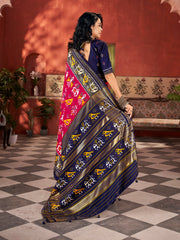 Printed Tussar Saree