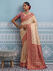 Woven Design Art Silk Saree
