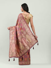 Zari Border Booti Georgette Saree