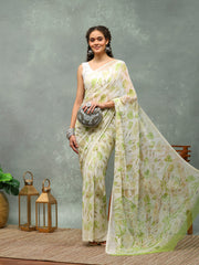 Digital Printed Georgette Saree