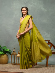 Woven Border Georgette Saree