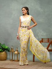 Digital Printed Georgette Saree