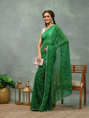 Bandhani Printed Georgette Saree