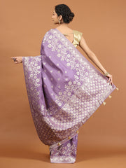 Zari Woven Chiffon Woven Saree