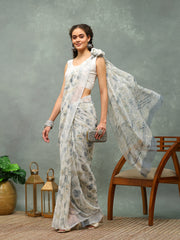 Digital Printed Georgette Saree