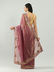 Stone Embroidery Tissue Saree
