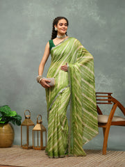 Digital Printed Chiffon Saree