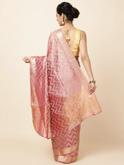 Zari Jaal Georgette Woven Saree