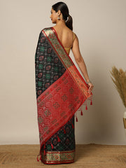 Printed Art Silk Patola Saree