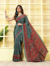 Digital Printed Crepe Saree