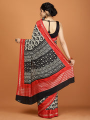 Digital Printed Crepe Woven Saree
