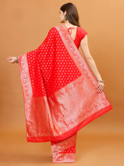 Zari Border Banarasi Woven Saree