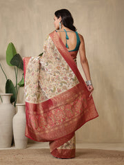 Printed Dola Silk Saree