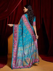 Digital Printed Art Crepe Saree