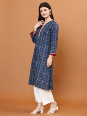 Printed Muslin Kurta