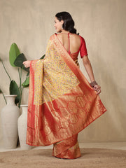 Printed Dola Silk Saree