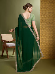 Georgette Embroidered Saree