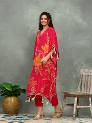 Printed Crepe Kurta With pants