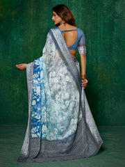 Printed Georgette Saree