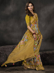 Printed Dola Silk Saree