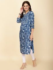 Printed Cotton Kurta