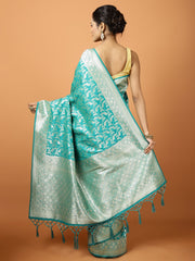 Stone Work Banarasi Woven Saree