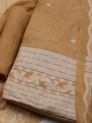 Woven Chanderi Unstitched Suit With Dupatta