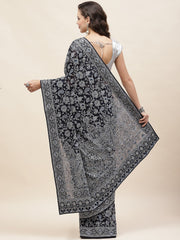 Resham Jaal Embroidery Georgette Saree