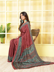 Digital Printed Crepe Saree