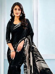 Digital Printed Crepe Saree