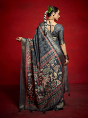 Printed Art Silk Saree