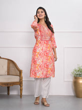 Printed Cotton Blend Kurta