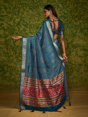 Zari Border Art Silk Saree