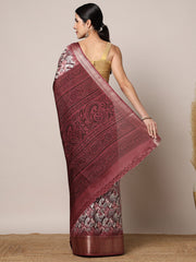 Printed Dola Silk Saree