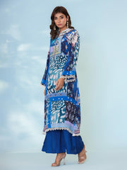 Printed Cotton Blend Kurta With Pant & Dupatta