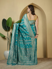 Zaari Jaal Crepe Saree