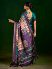 Printed Art Silk Saree