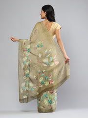Digital Printed Georgette Saree