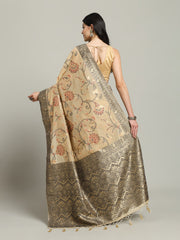 Zari Jaal Art Silk Woven Saree