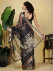 Woven Border Tissue Saree