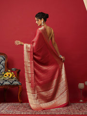 Plain Georgette Saree