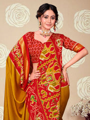 Printed Art Silk Saree