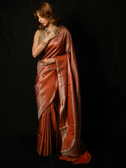 Woven Design Satin Saree