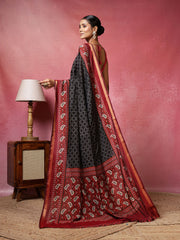 Digital Printed Art Silk Saree